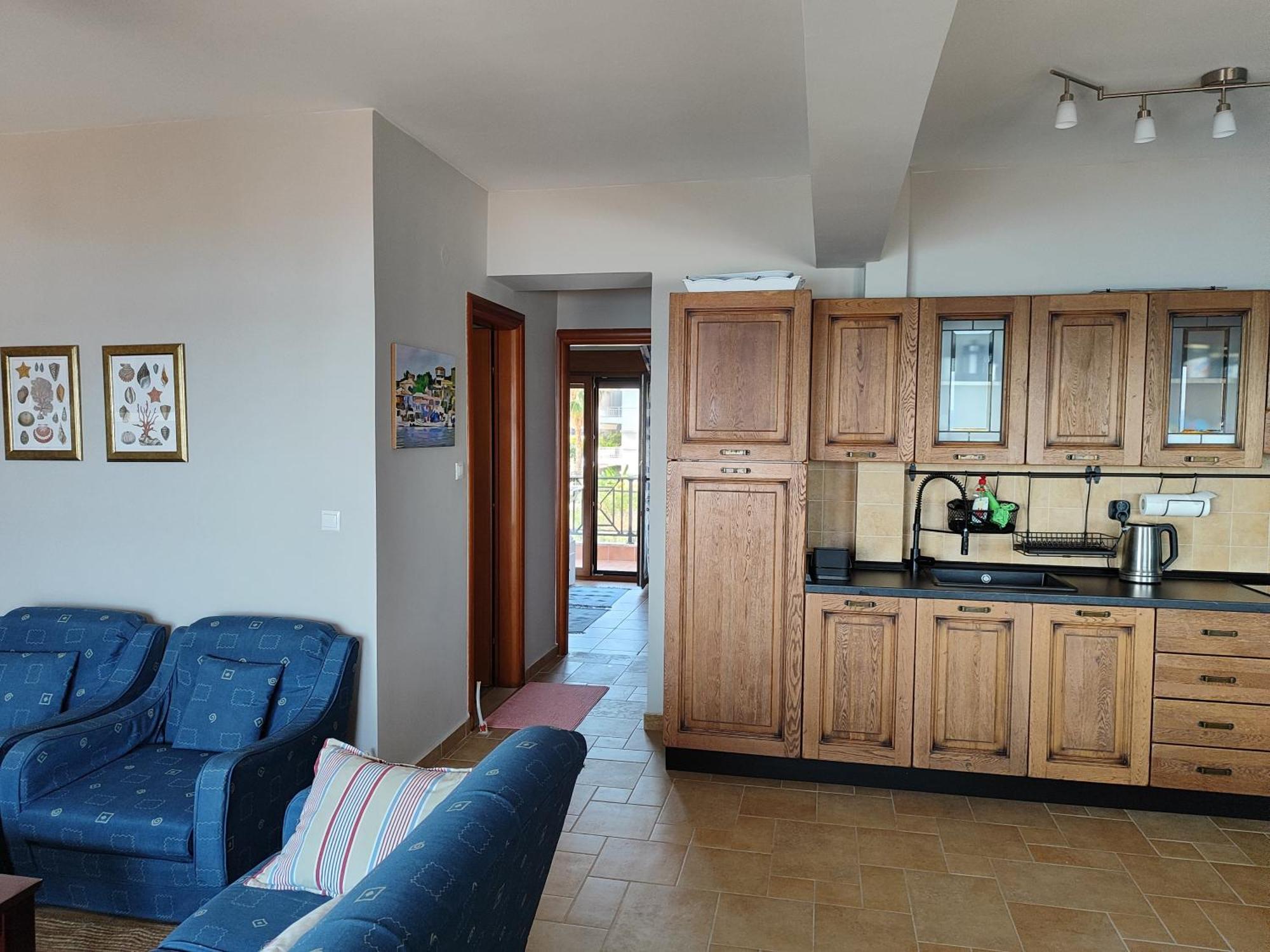 Navy Blue Apartment Nea Skioni Exterior photo